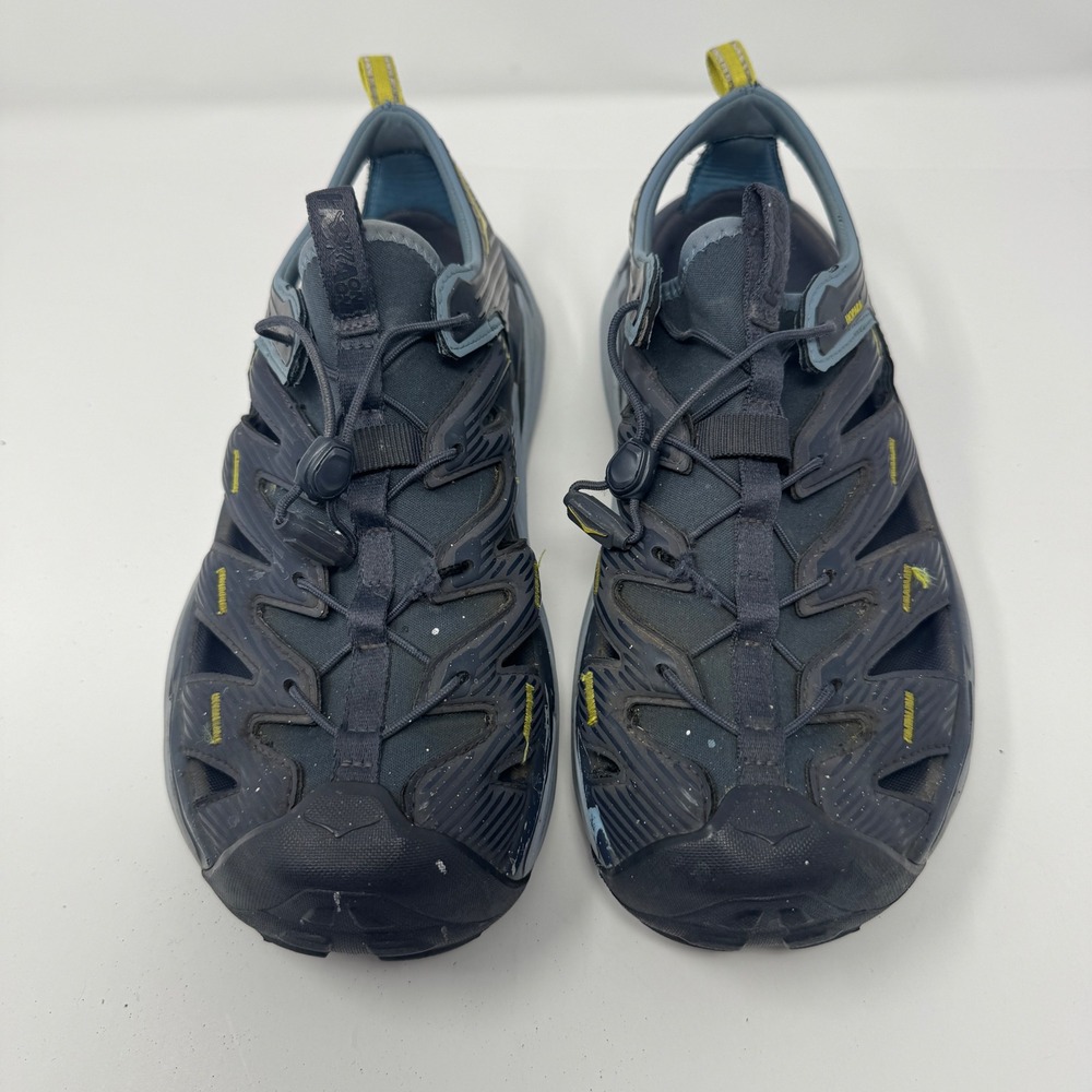 Hoka One One Hopara Mens Mountain Hiking Sandals Black Grey 1106534-OBPB Size 10 - Picture 3 of 9